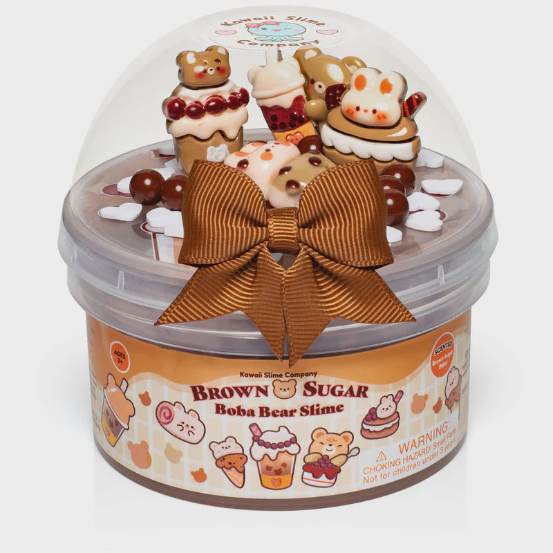 Brown Sugar Boba Bear Slime