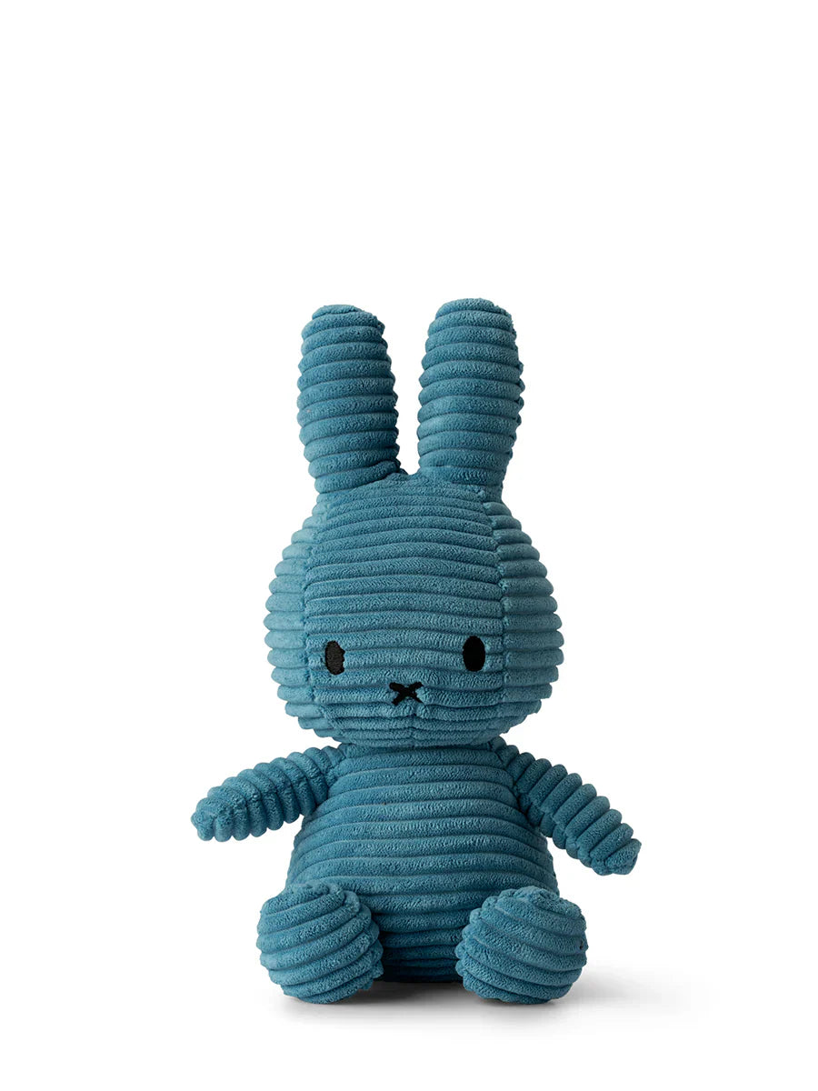 Miffy Sitting Corduroy 9" Aviator Blue