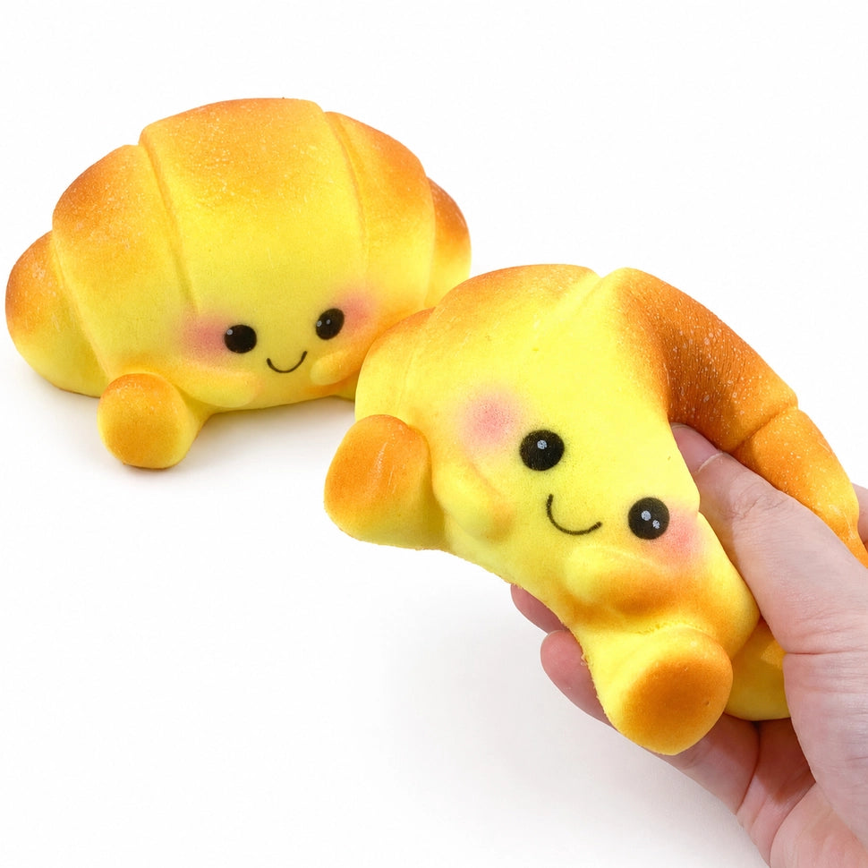 Squishy- Smiley Bread Croissant