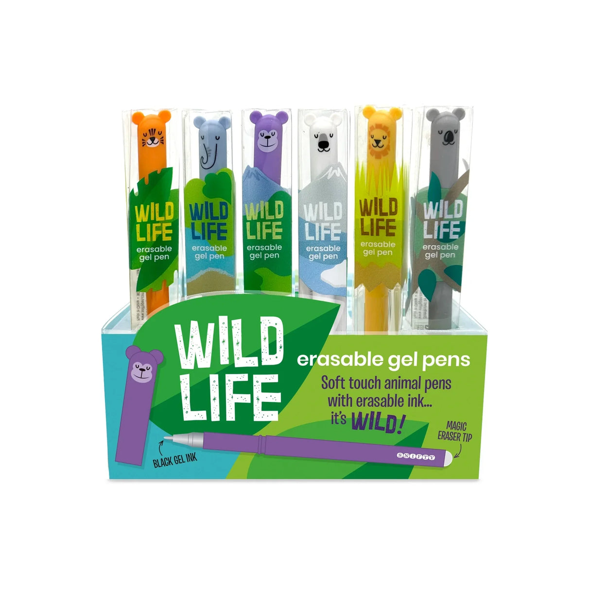 Wild Life Eraseable Pens