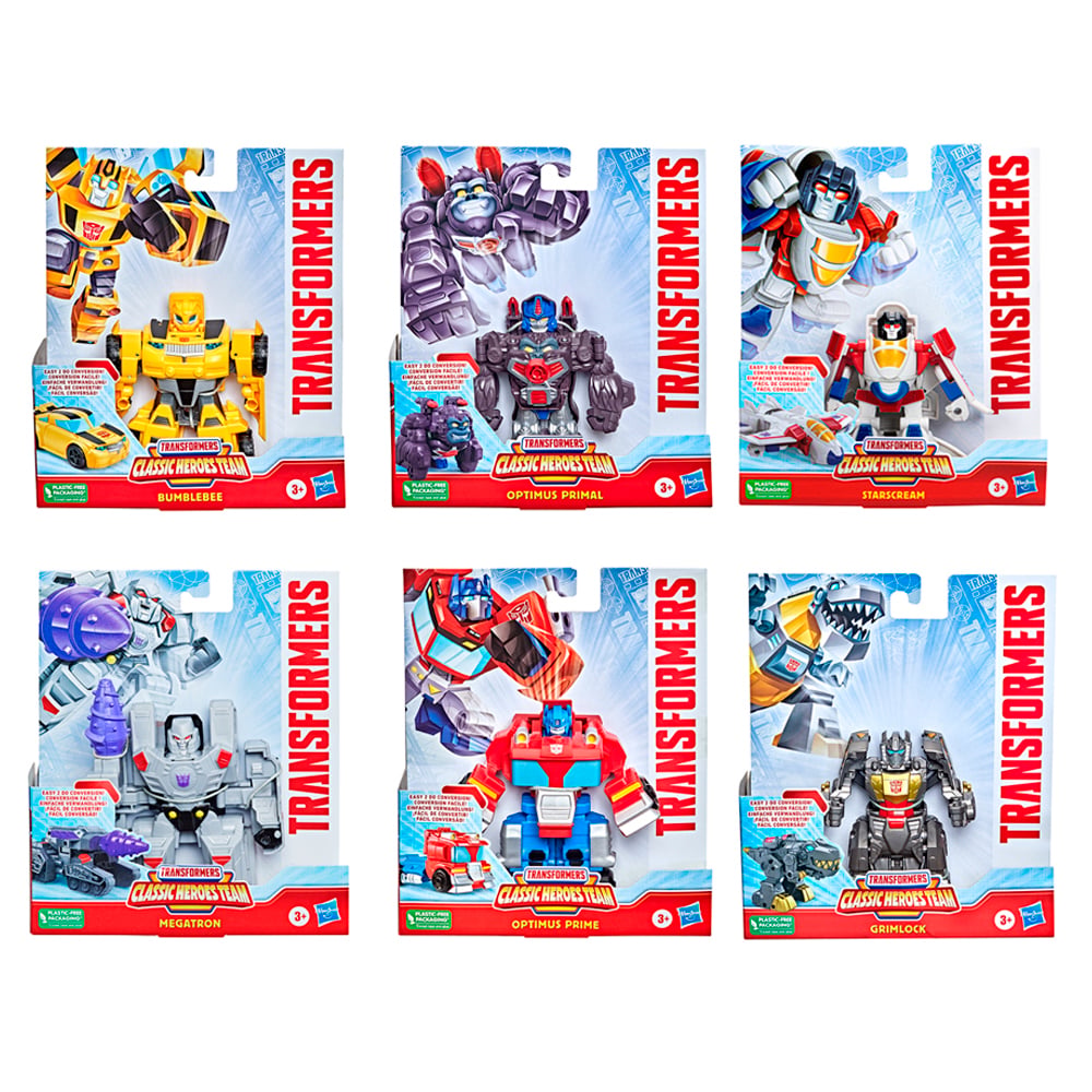 Transformers Classic Heroes Team Rescan Asst