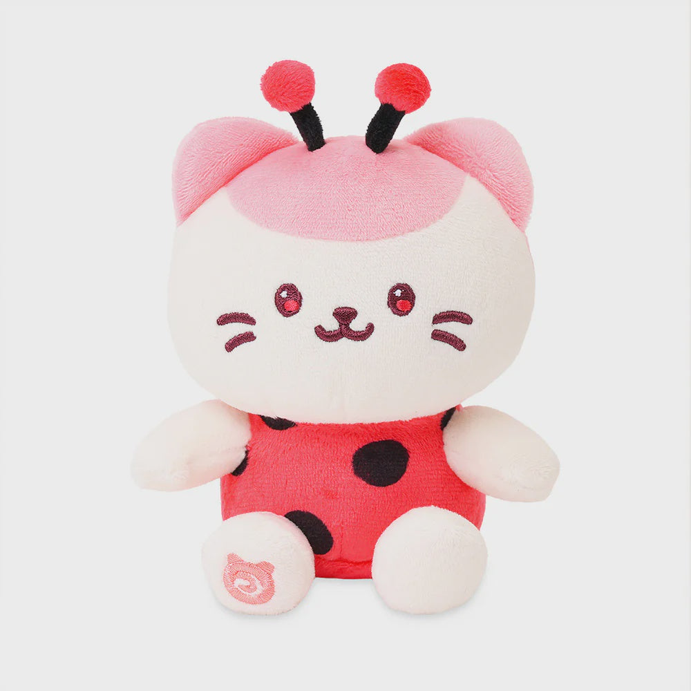 Anirollz- Spring Fairy Ladybug Kittiroll Plush Sitting