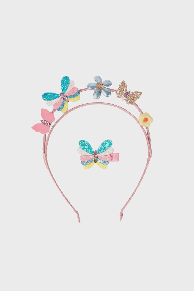 Butterflies For Days Headband/Hair Clips