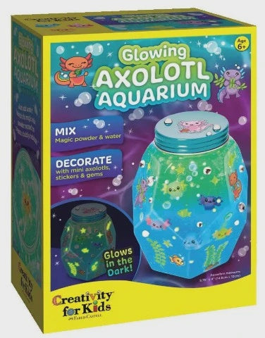 Glowing Axolotl Aquarium