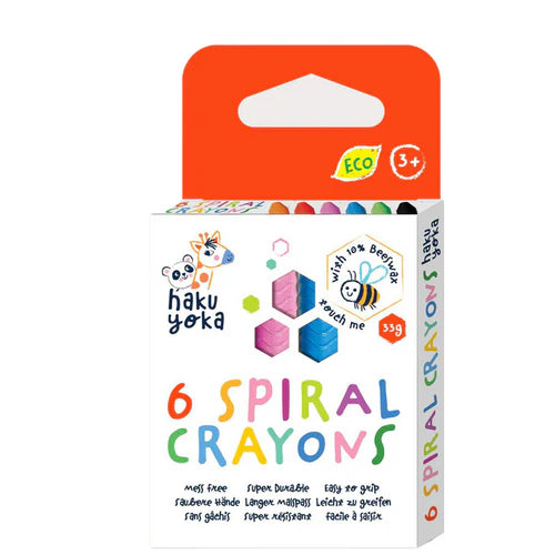 Avenir Haku Yoka Spiral Crayons 6pk