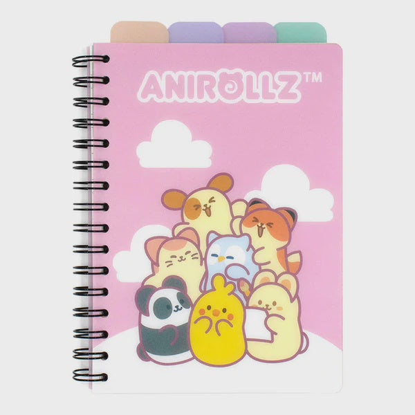 Anirollz-4 Index Notebook Pink