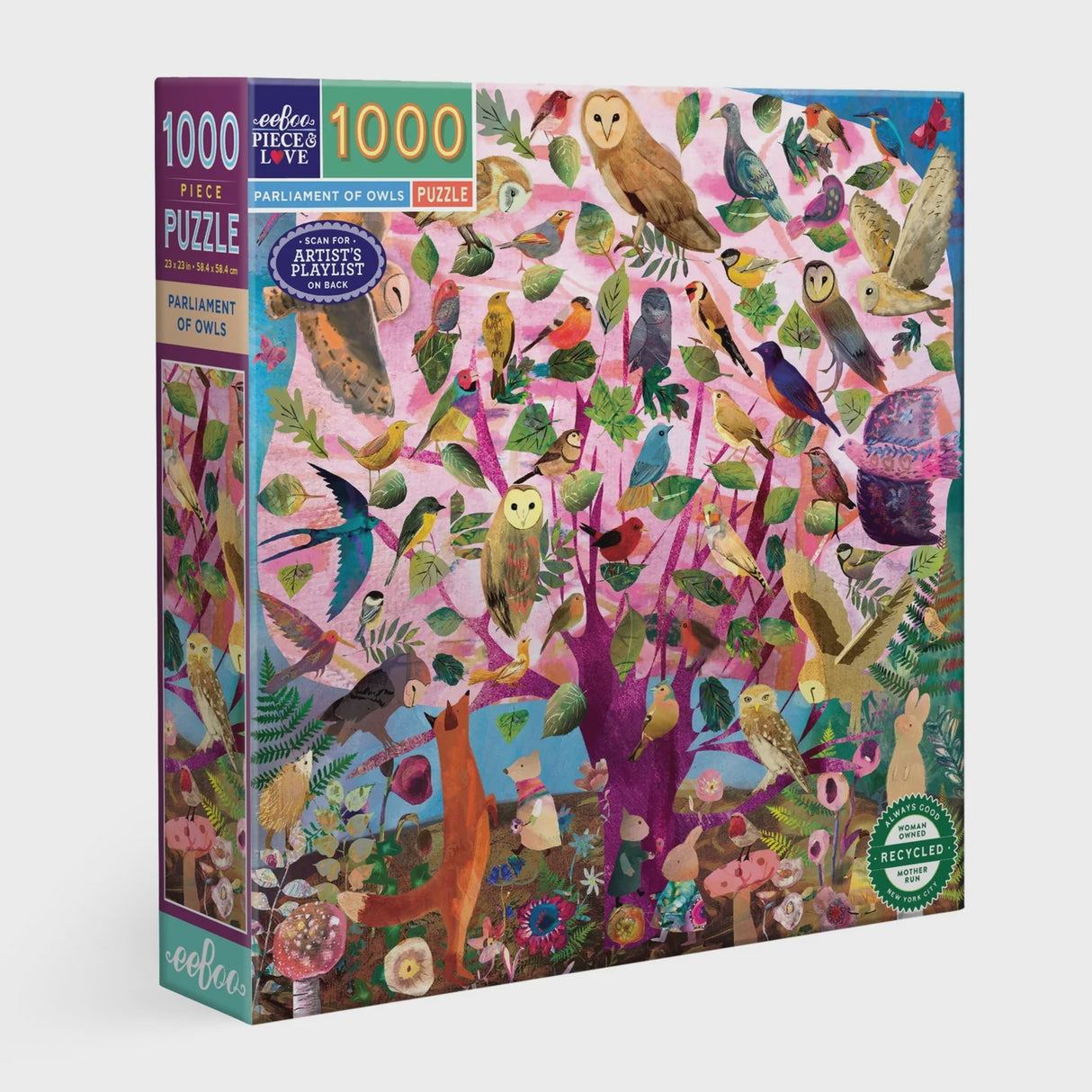 Parliament of Owls 1000pc Sq Puzzle
