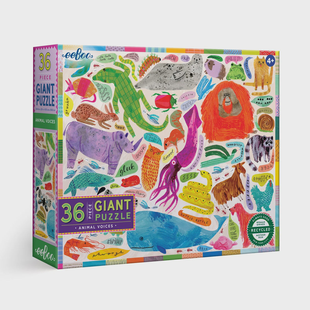 Animal Voices 36pc Giant Puzzle