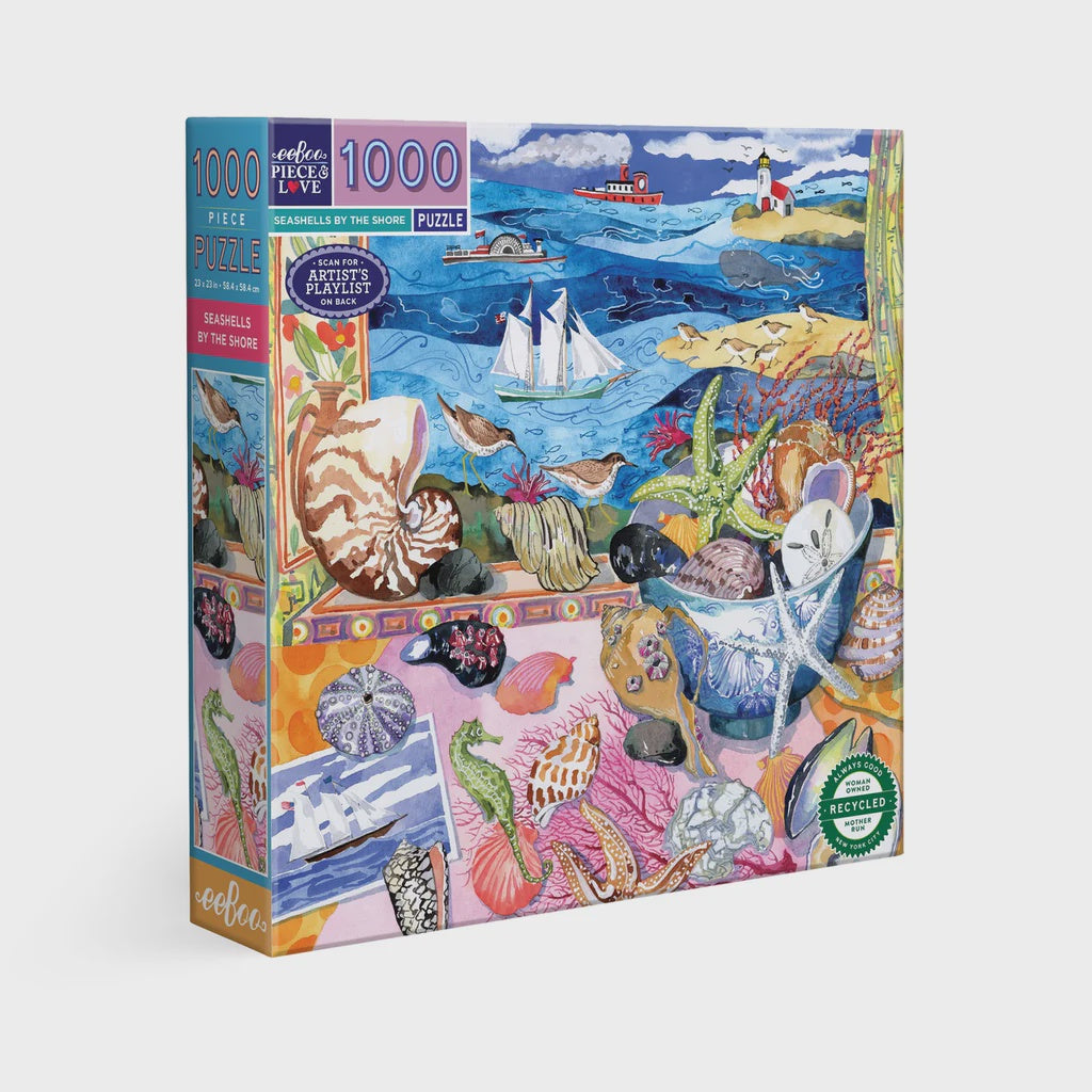 Seashells By The Shore 1000pc Sq Puzzle