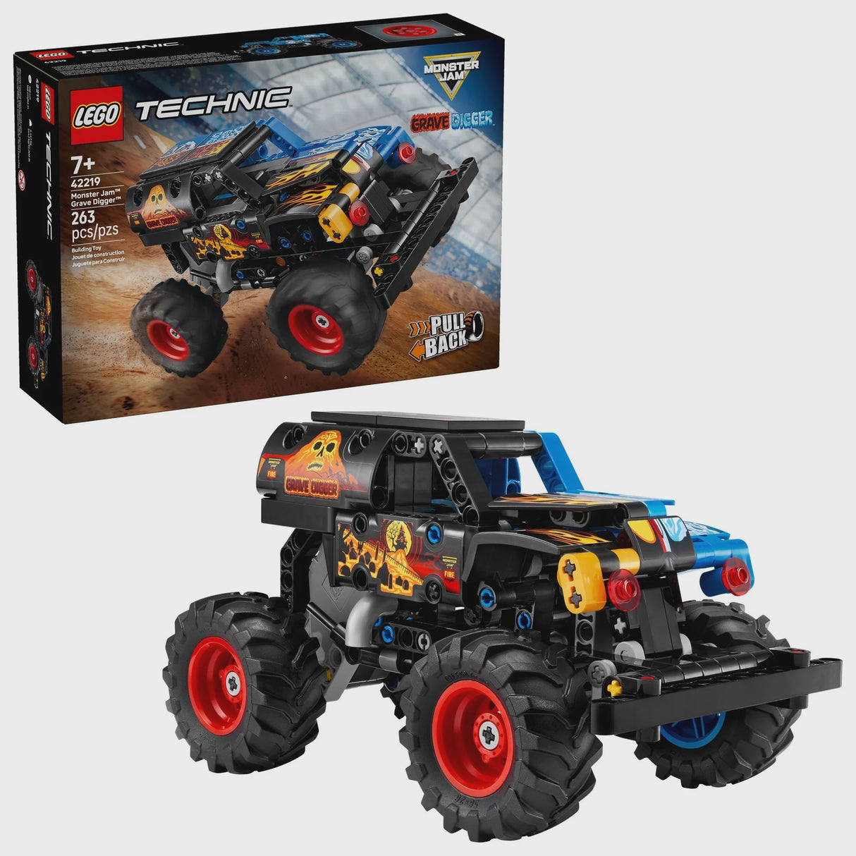 Monster Jam Grave Digger Fire & Ice