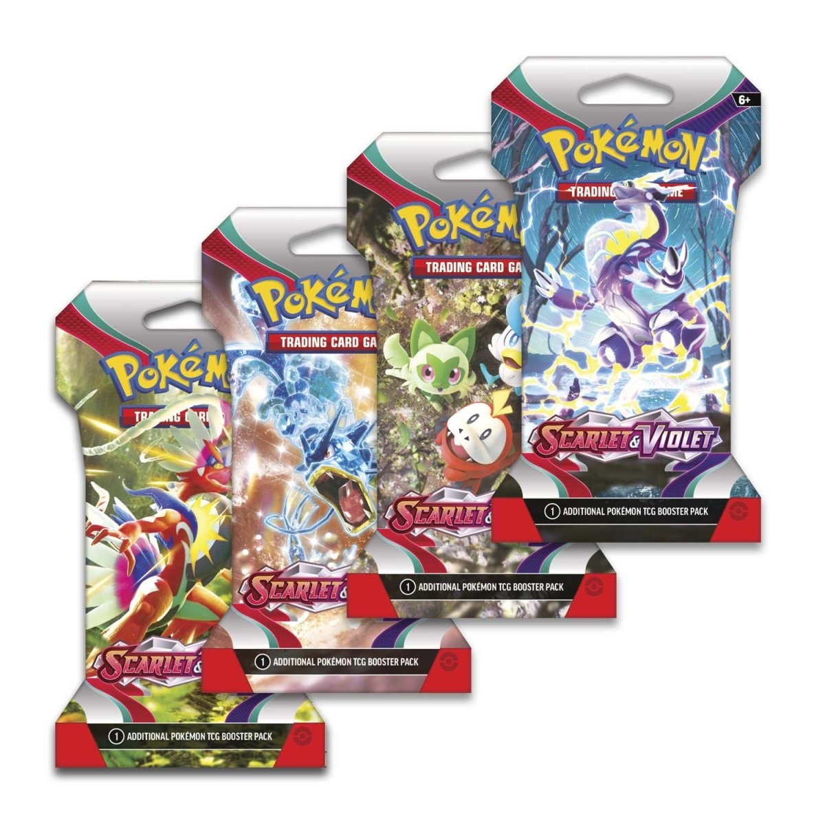Pokémon scarlet & violet sleeved booster packs