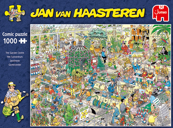 Jan van Haasteren The Garden Centre jigsaw puzzle (1000 Pcs) Comics