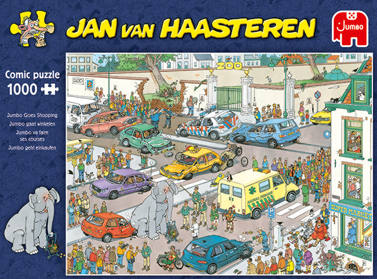 Jan van Haasteren Goes Shopping jigsaw puzzle (1000 Pcs)