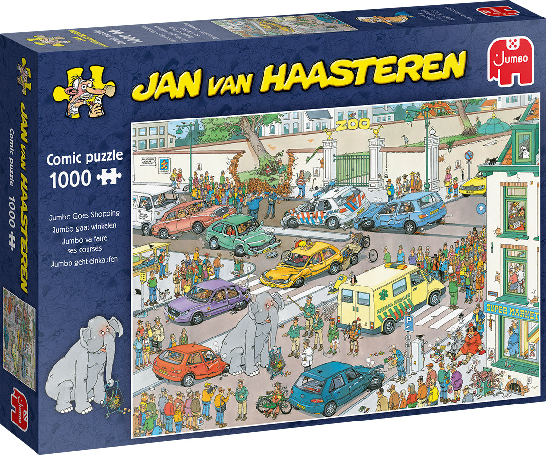 Jan van Haasteren Goes Shopping jigsaw puzzle (1000 Pcs)