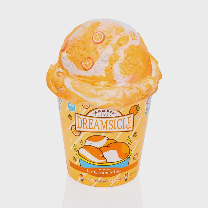 Dreamsicle Scented Ice Cream Slime