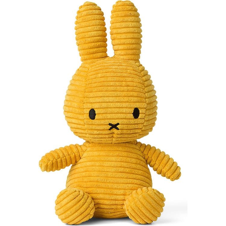 Miffy Eco Corduroy 9" Yellow