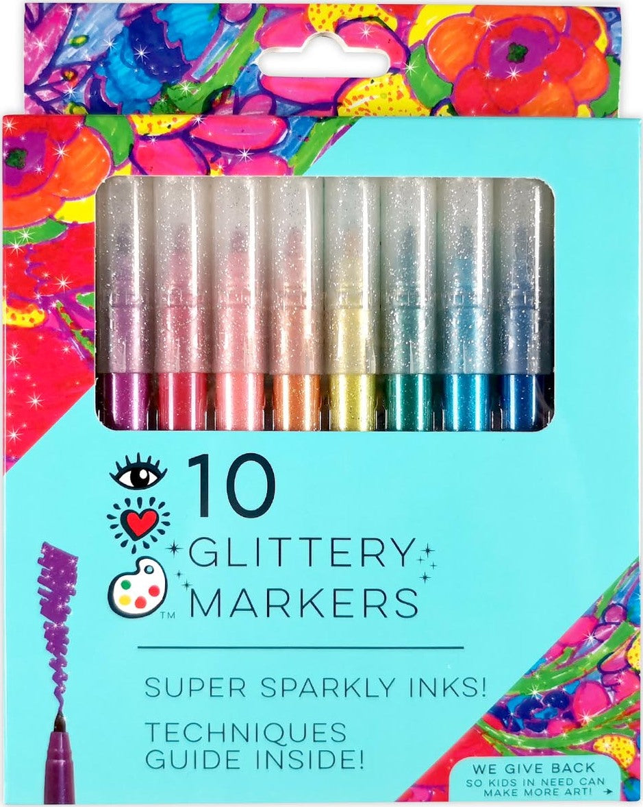 10 Glitter Markers