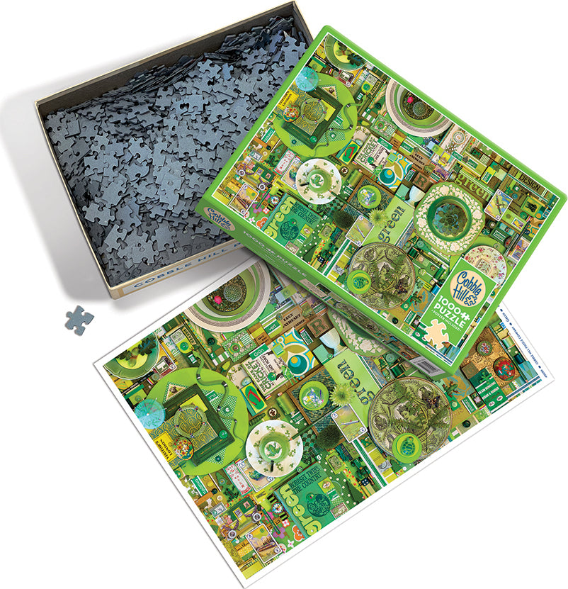 Green puzzle (1000 pc)