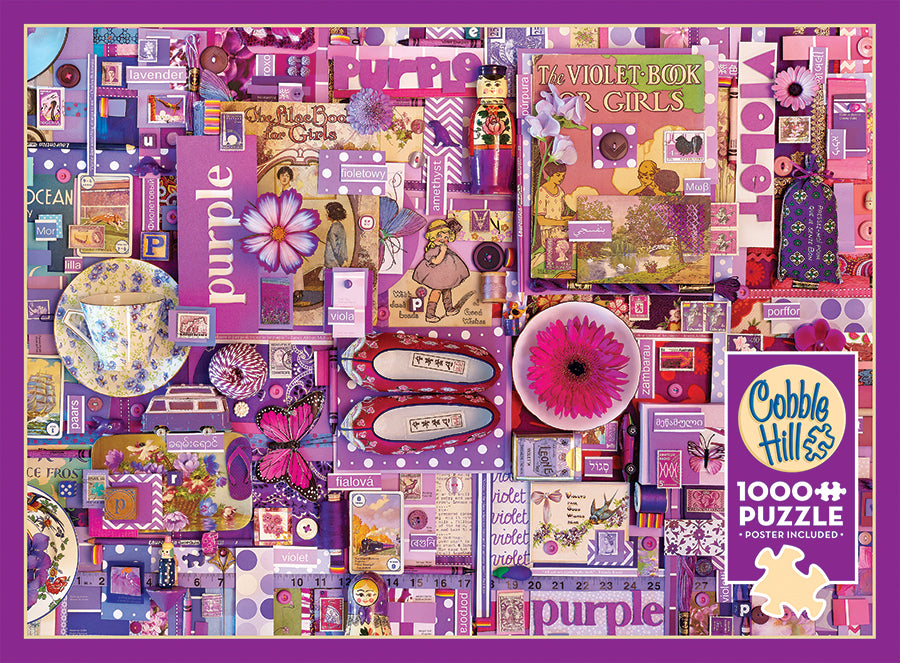 Purple puzzle (1000 pc)