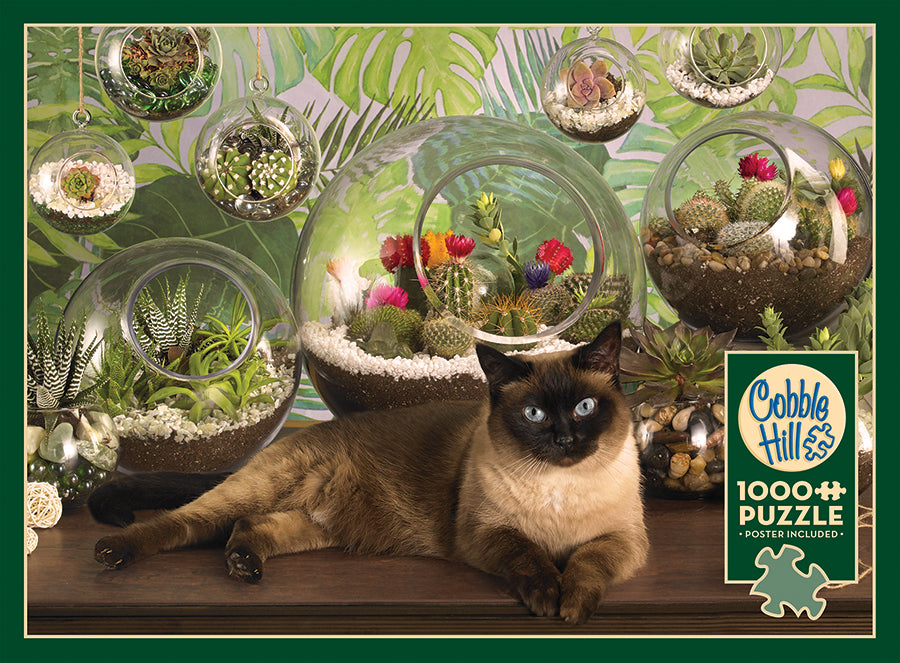 Terrarium Cat puzzle (1000 pc)