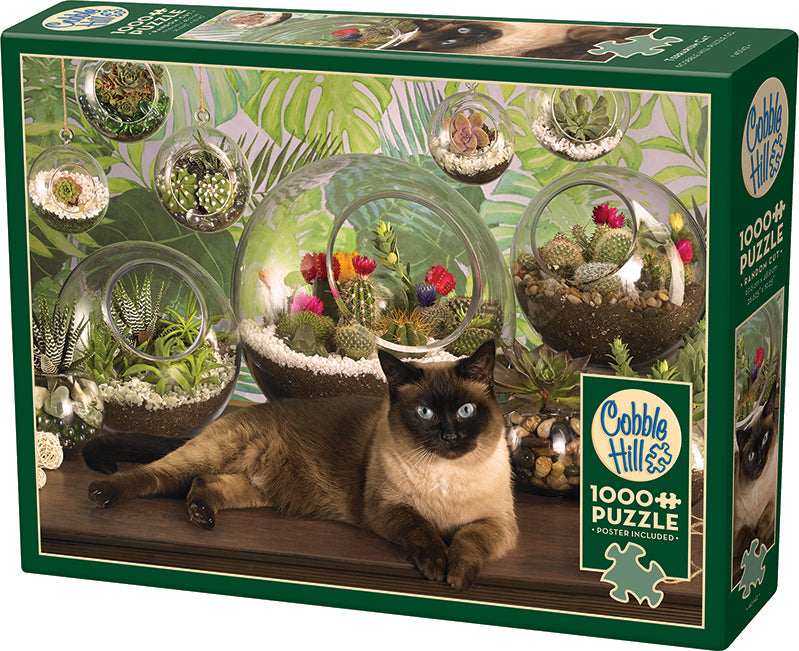 Terrarium Cat puzzle (1000 pc)