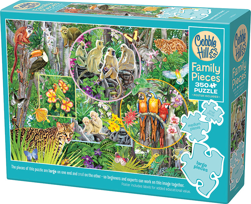 Rainforest Magic - family puzzle (350 pc)