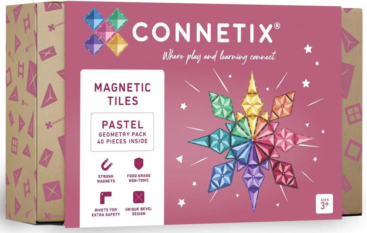 Pastel Geometry Pack 40 pc