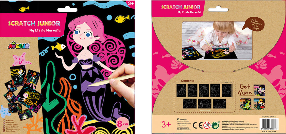 Scratch Art - Little Mermaid