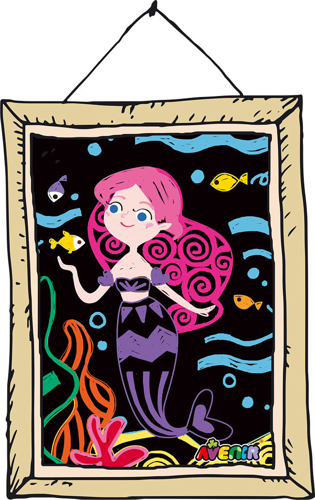 Scratch Art - Little Mermaid