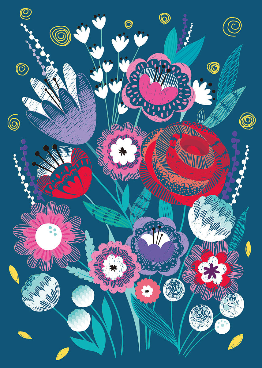 Scratch Art Book A4 - Secret Garden