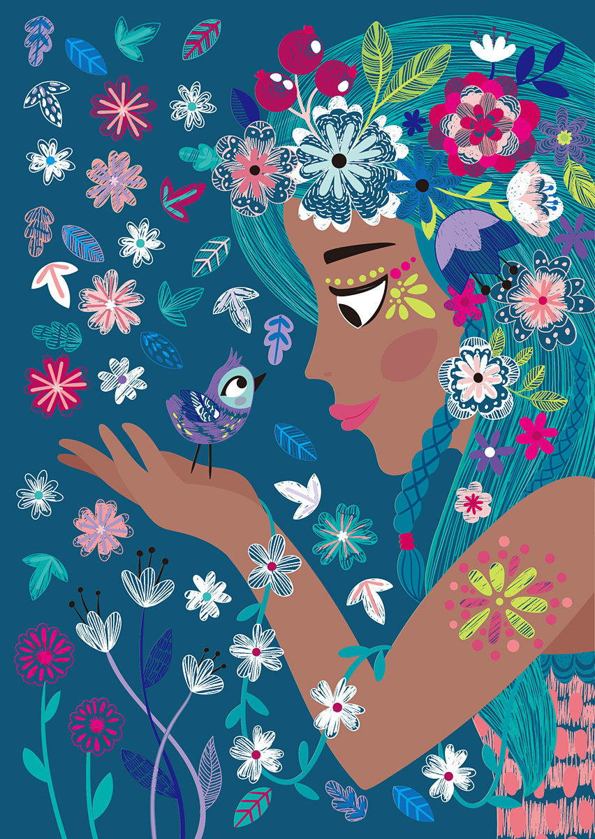 Scratch Art Book A4 - Secret Garden