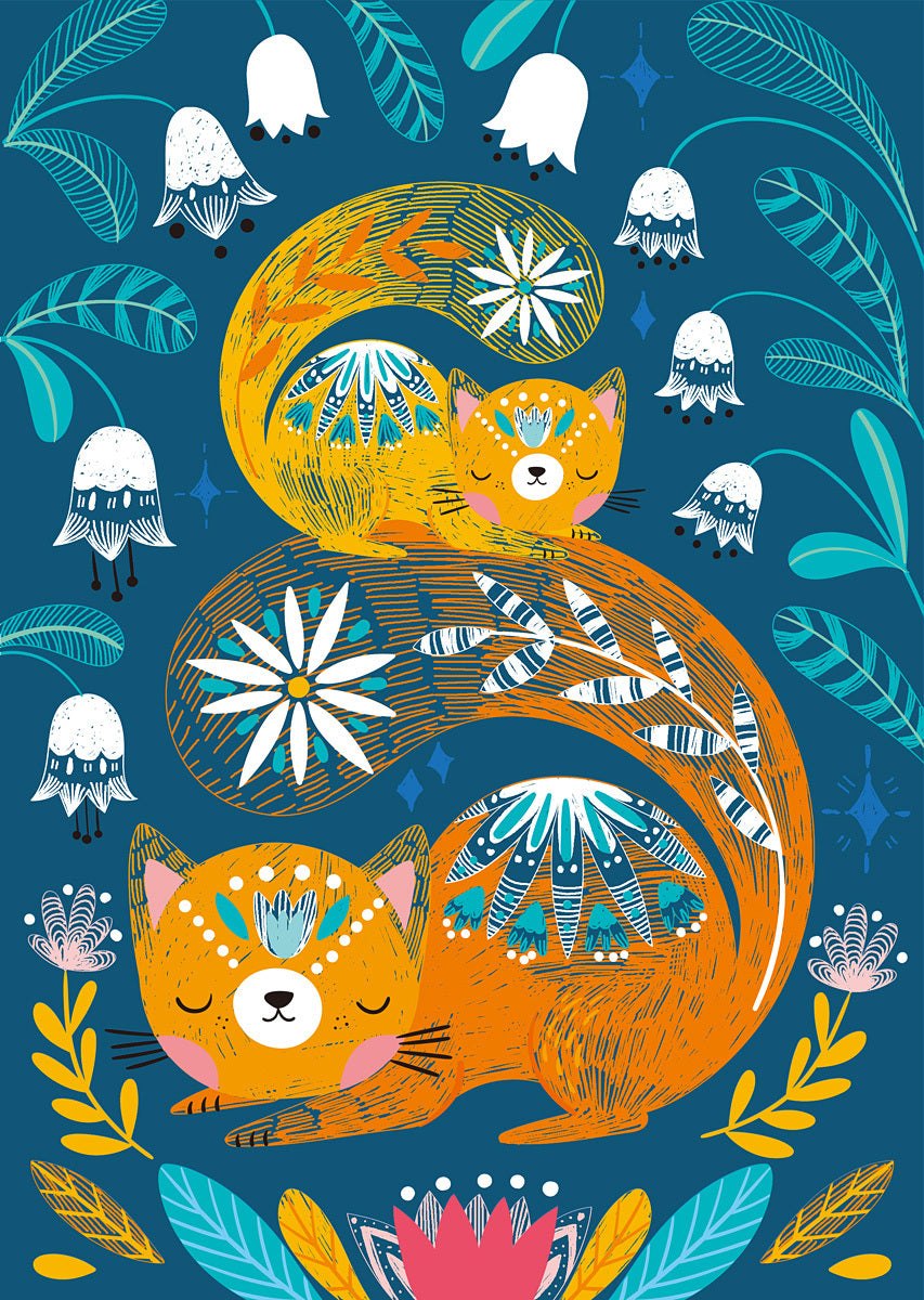 Scratch Art Book A4 - Secret Garden