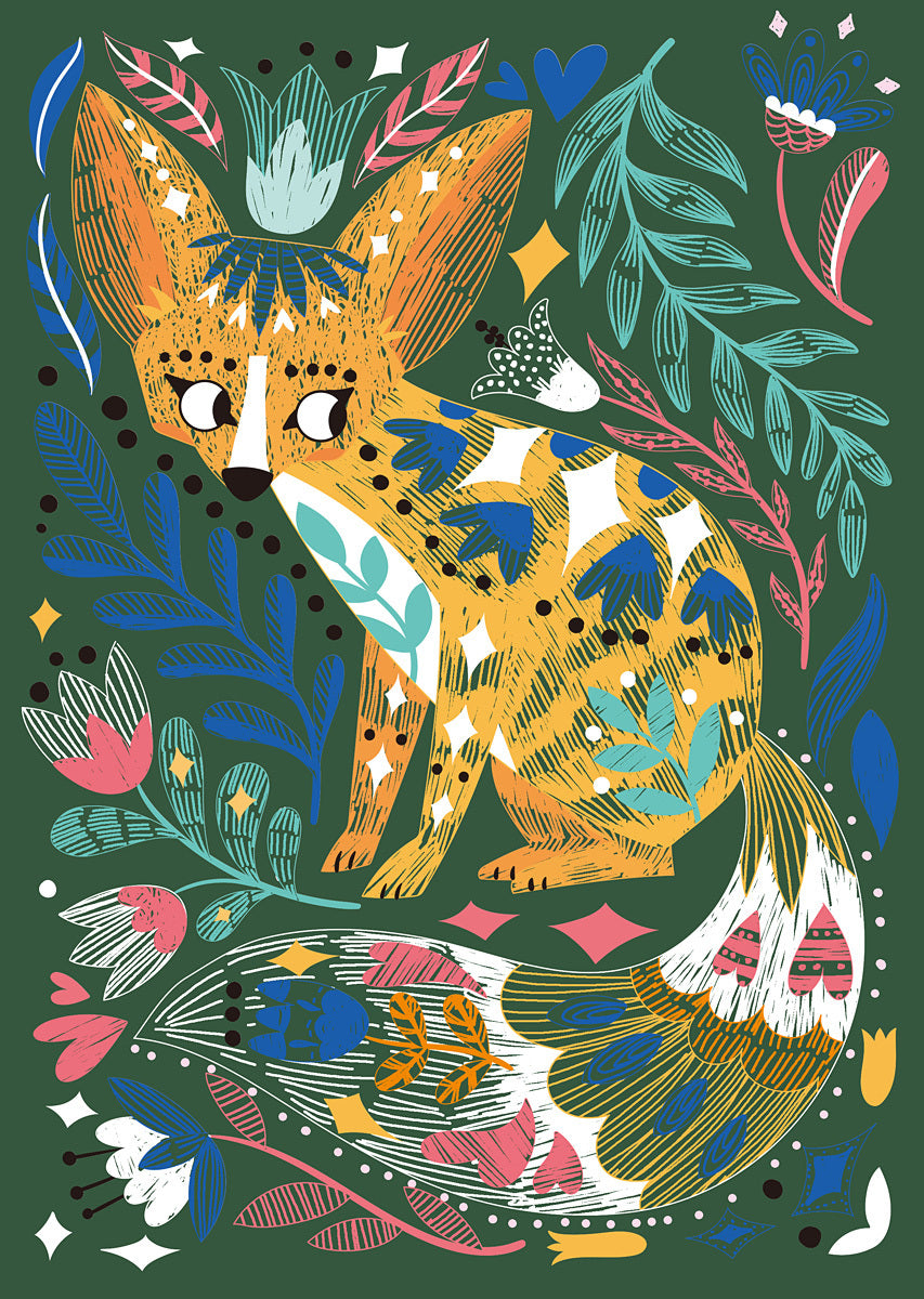 Scratch Art Book A4 - Magical Animals