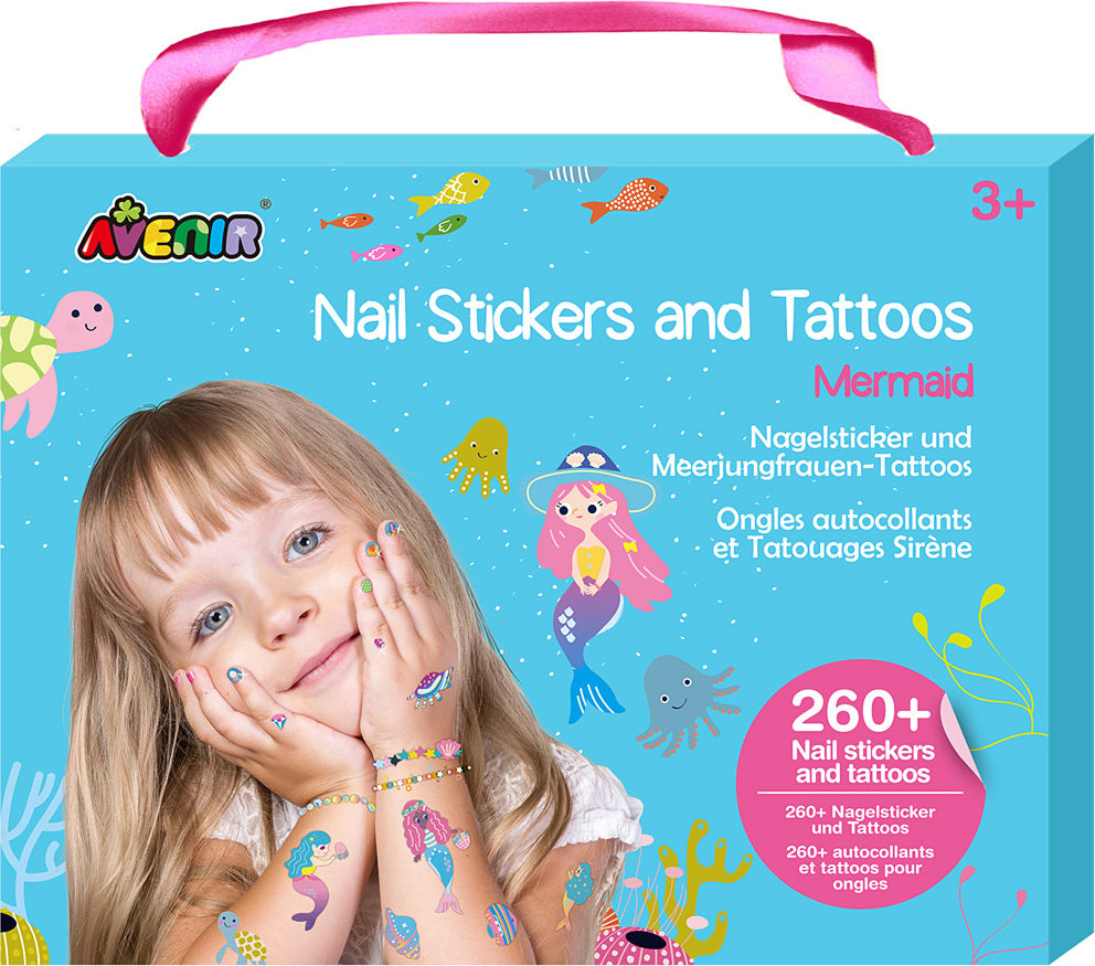 Nail Stickers & Tattoos - Mermaid