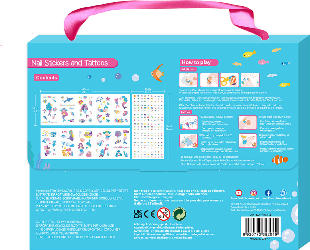 Nail Stickers & Tattoos - Mermaid