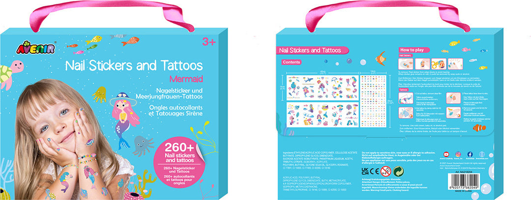 Nail Stickers & Tattoos - Mermaid