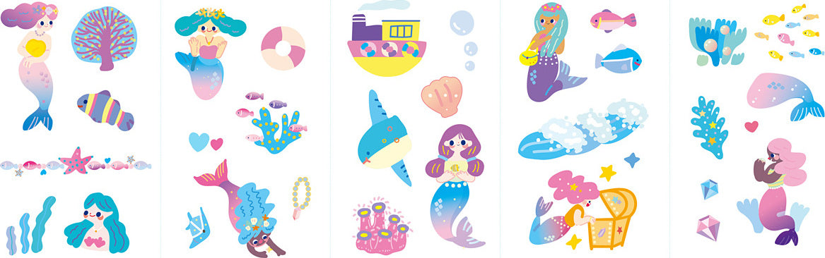 Nail Stickers & Tattoos - Mermaid