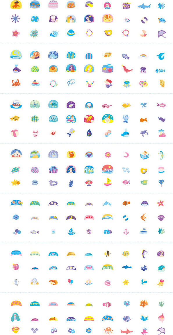 Nail Stickers & Tattoos - Mermaid