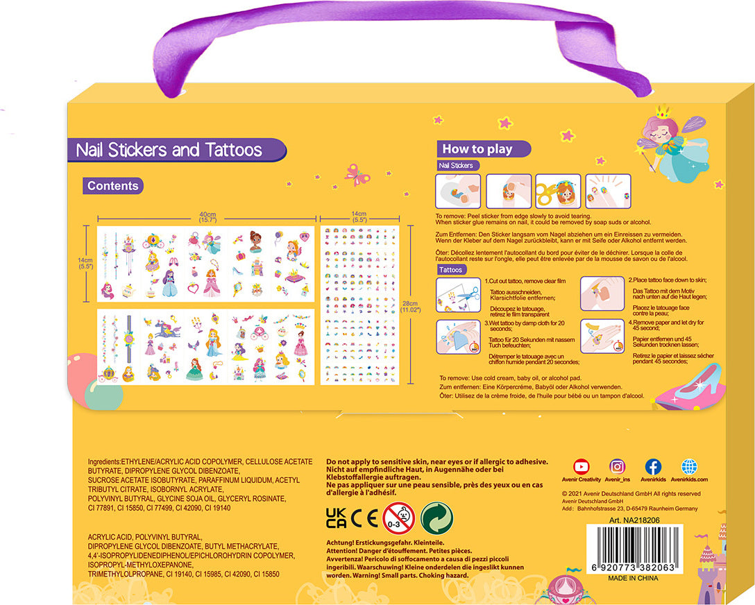 Nail Stickers & Tattoos - Princess