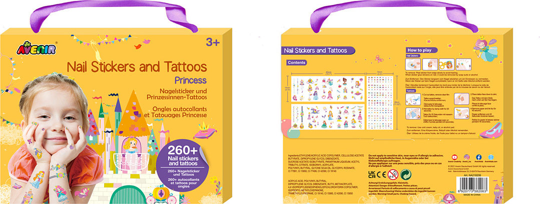 Nail Stickers & Tattoos - Princess
