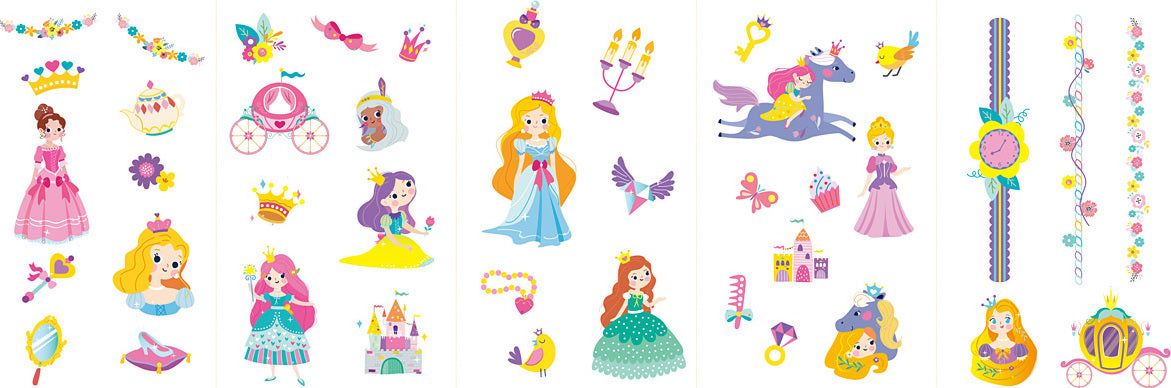 Nail Stickers & Tattoos - Princess