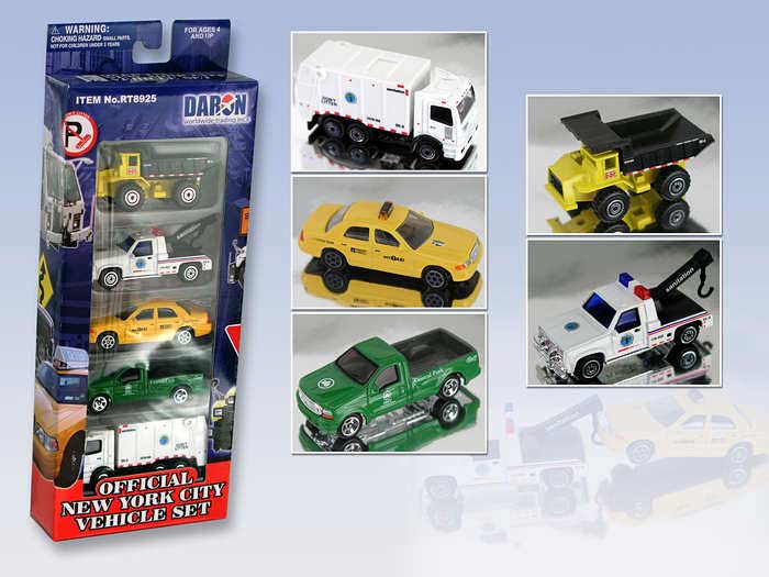 New York City Official 5 Pc Vehicle Set