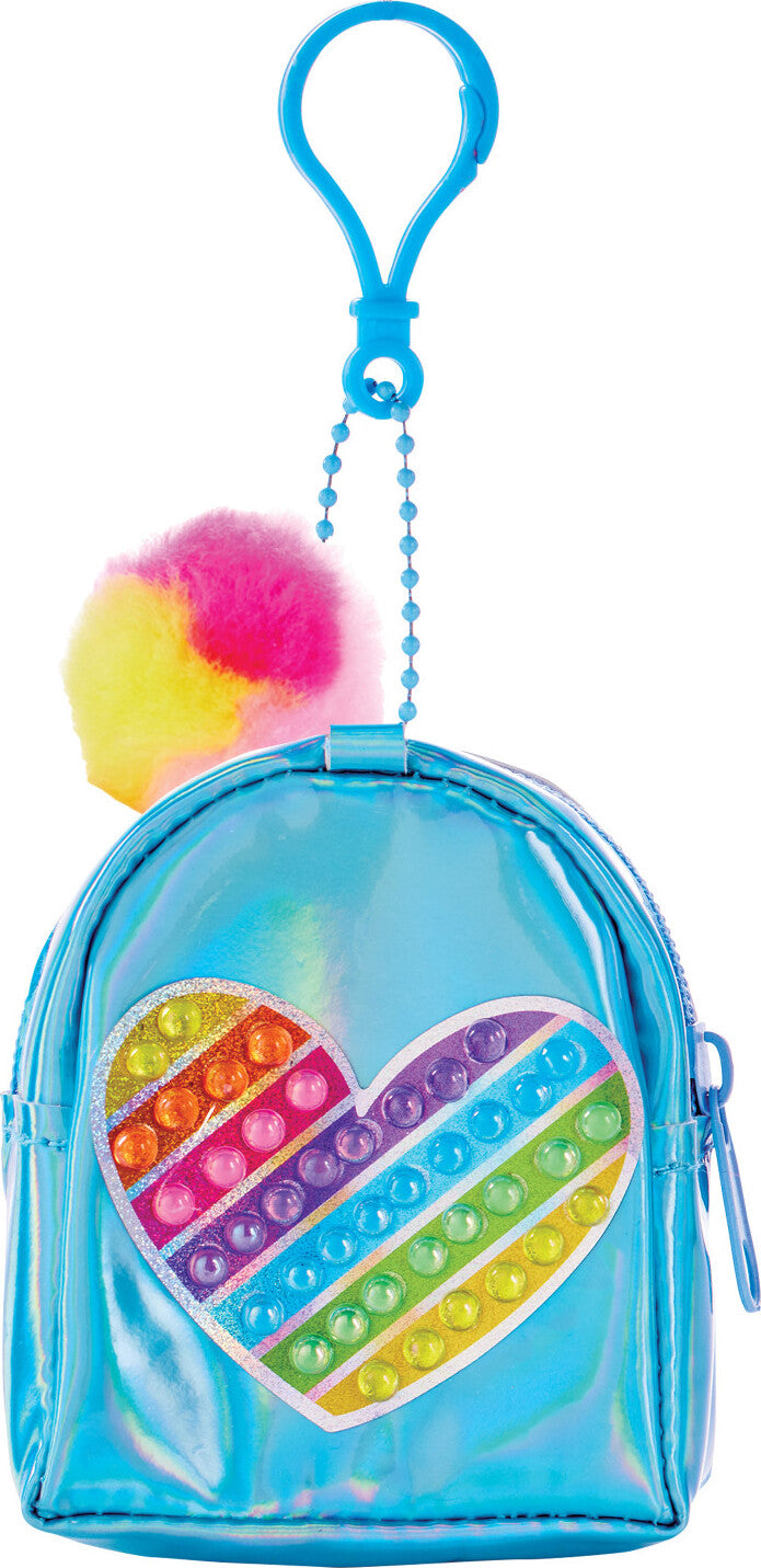 Bubble Gems Backpack Keychains