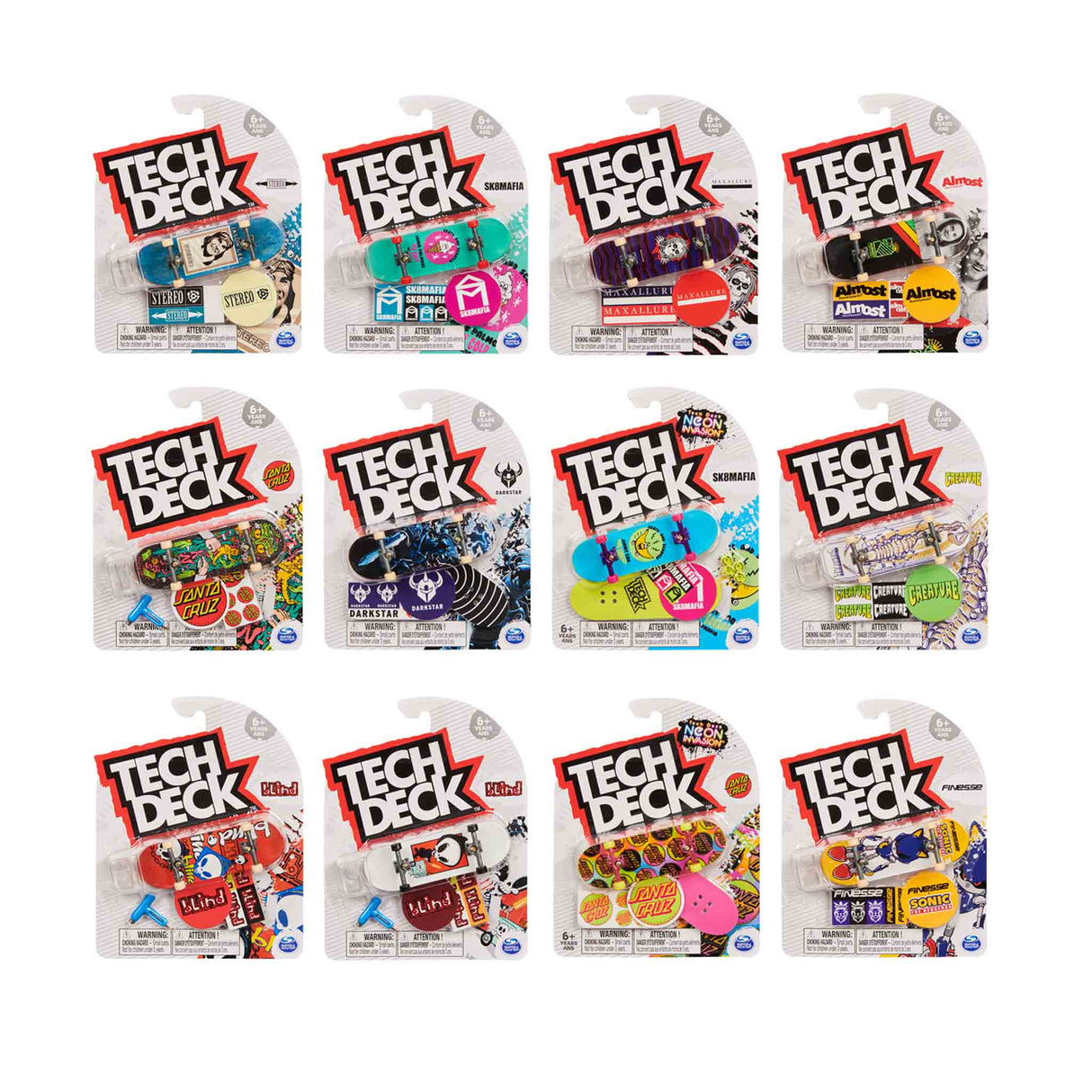 Tech Deck - 96mm Single Boards Asst.