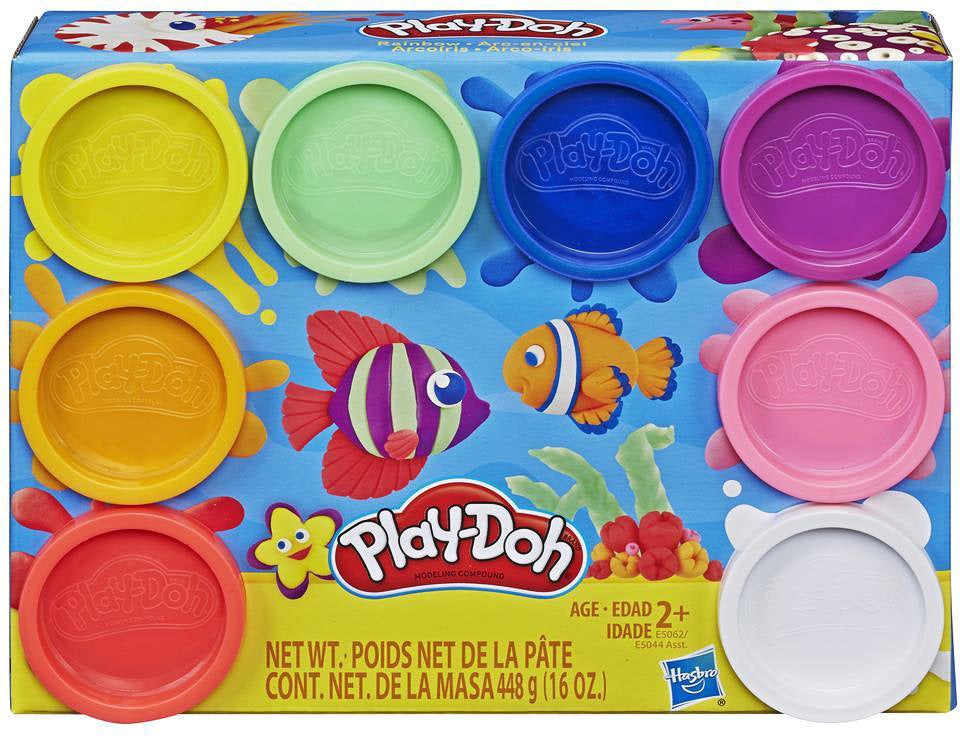 Play-Doh 8-Pack Rainbow Non-Toxic Modeling Compound with 8 Colors