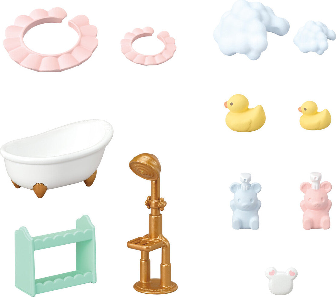 Calico Critters - Bath Time Bubble Siblings