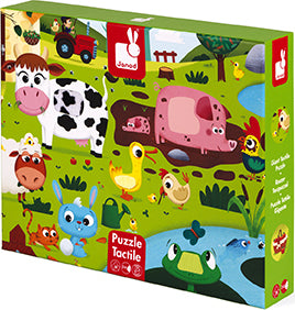 Tactile Puzzle "farm Animals" 20 Pcs
