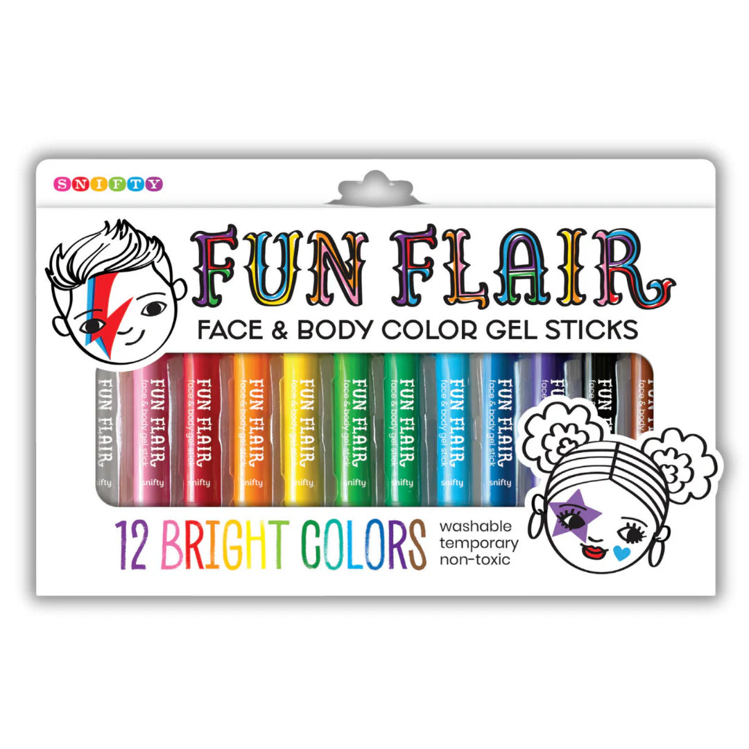 Fun Flair Face & Body Color Gel Sticks