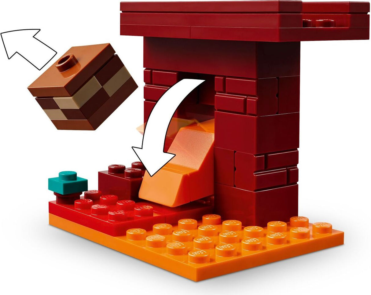 LEGO Minecraft: The Nether Lava Battle