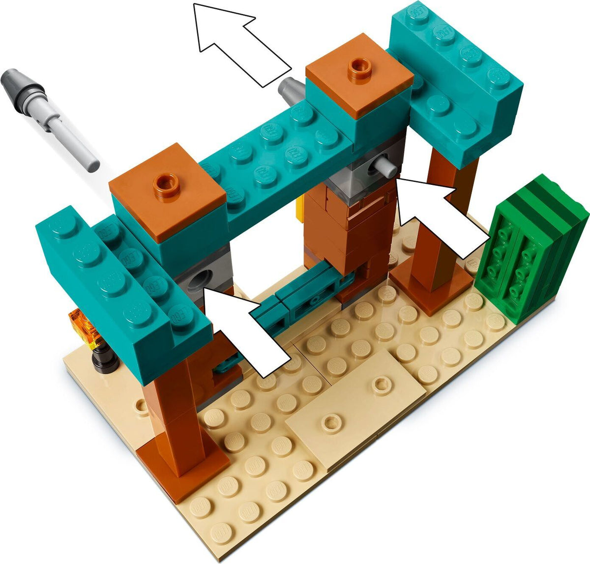 LEGO Minecraft: The Illager Desert Patrol